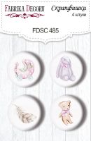 Скрапбукинг копчета "Funny fox girl #485", Fabrika Decoru