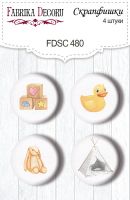 Скрапбукинг копчета "Funny fox boy #480", Fabrika Decoru