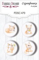Скрапбукинг копчета "Funny fox boy #479", Fabrika Decoru
