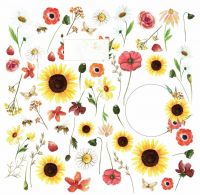 Дизайнерски лист с елементи за изрязване "Blossom Meadow"-7, 30см, Craft&You Design