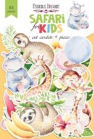 Дизайнерски хартиени елементи "Safari for kids", Fabrika Decoru