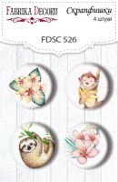 Скрапбукинг копчета "Safari for kids #526", Fabrika Decoru