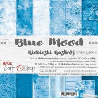 Дизайнерски хартии "Basic 12 - Blue Mood", 20см, Craft o'Clock