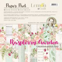 Дизайнерски хартии "Raspberry Garden", 30см, Lemoncraft