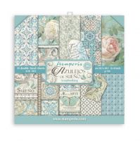 Дизайнерски хартии "Azulejos de Sueno", 20см, Stamperia