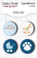 Скрапбукинг копчета "My cute Baby elephant boy #532", Fabrika Decoru