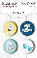 Скрапбукинг копчета "My cute Baby elephant boy #533", Fabrika Decoru