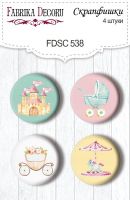Скрапбукинг копчета "My cute Baby elephant girl #538", Fabrika Decoru