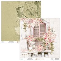 Дизайнерски лист "City of Love"-01, 30см, Mintay Papers