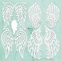 Елементи от бирен картон "Angel Wings set", Mintay Papers