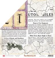 Дизайнерски лист "Time Obsession"-4, 30см, Craft&You Design