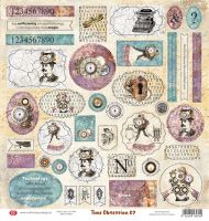 Дизайнерски лист "Time Obsession"-7, 30см, Craft&You Design