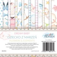 Дизайнерско блокче с елементи за изрязване "Dream Baby", 15см, PH