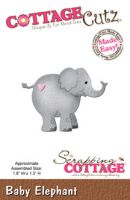 Дизайнерска щанца за изрязване "Baby Elephant", Cottage Cutz