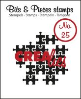 Дизайнерски печат №25 "Puzzle Pieces", Crealies