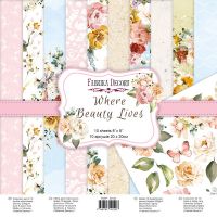 Дизайнерски хартии "Where Beauty Lives", 20см, Fabrika Decoru