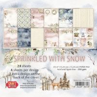 Дизайнерско блокче "Sprinkled with Snow", 15см, Craft&You Design