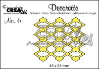 Дизайнерска щанца за изрязване "Decorette" №6, Crealies