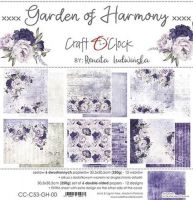 Дизайнерски хартии "Garden of Harmony", 30см, Craft o'Clock