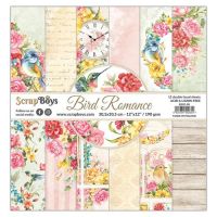 Дизайнерски хартии "Bird Romance", 30.5см, ScrapBoys