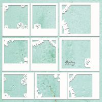 Елементи от бирен картон "Photo 3 Set", Mintay Papers