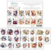 Дизайнерско блокче "Flora Book 9", 15смх20см, Mintay Papers