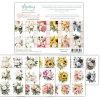 Дизайнерско блокче "Flora Book 8", 15смх20см, Mintay Papers