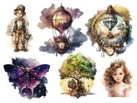 Дизайнерски хартии "Between Worlds", 20см, Alchemy of Art