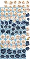 Дизайнерски елементи за изрязване "Lovely When You Read-Flowers and More", Craft o'Clock