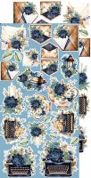 Дизайнерски елементи за изрязване "Lovely When You Read-Flowers and More", Craft o'Clock