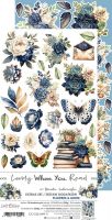 Дизайнерски елементи за изрязване "Lovely When You Read-Flowers and More", Craft o'Clock