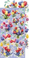 Дизайнерски елементи за изрязване "Tulip Love-Flowers", Craft o'Clock