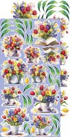 Дизайнерски елементи за изрязване "Tulip Love-Flowers", Craft o'Clock