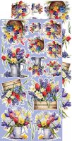Дизайнерски елементи за изрязване "Tulip Love-Flowers", Craft o'Clock