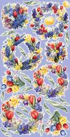 Дизайнерски елементи за изрязване "Tulip Love-Flowers", Craft o'Clock