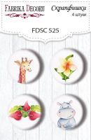 Скрапбукинг копчета "Safari for kids #525", Fabrika Decoru