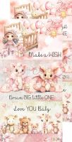 Дизайнерски елементи за изрязване "Girl&Curl-Mix", Craft o'Clock