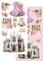 Дизайнерски елементи за изрязване "Beautiful Memories-Wedding", Alchemy of Art