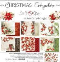 Дизайнерски хартии "Christmas Everywhere", 30см, Craft o'Clock