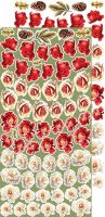 Дизайнерски елементи за изрязване "Christmas Everywhere-Flowers and more", Craft o'Clock