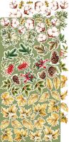 Дизайнерски елементи за изрязване "Christmas Everywhere-Flowers and more", Craft o'Clock