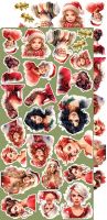Дизайнерски елементи за изрязване "Christmas Everywhere-Flowers and more", Craft o'Clock