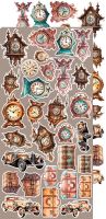 Дизайнерски елементи за изрязване "Vintage Sonata-Vintage", Craft o'Clock