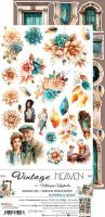 Дизайнерски елементи за изрязване "Vintage Heaven-Flowers and more", Craft o'Clock