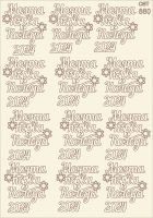Елементи от бирен картон "Моята първа Коледа", сет 880