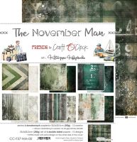 Дизайнерски хартии "The November Man", 30см, Craft o'Clock