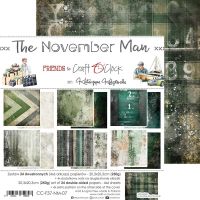Дизайнерски хартии "The November Man", 20см, Craft o'Clock
