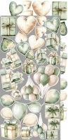 Дизайнерски елементи за изрязване "Cherished Memories-Memories", Craft o'Clock