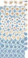 Дизайнерски елементи за изрязване "Something Blue-Mix", Craft o'Clock