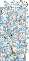 Дизайнерски елементи за изрязване "Something Blue-Mix", Craft o'Clock